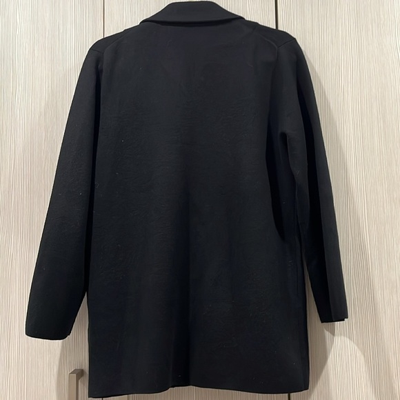 J Crew | One Button Merino Wool Blend Sweater Blazer | Black | Size‎ Small - Picture 6 of 10